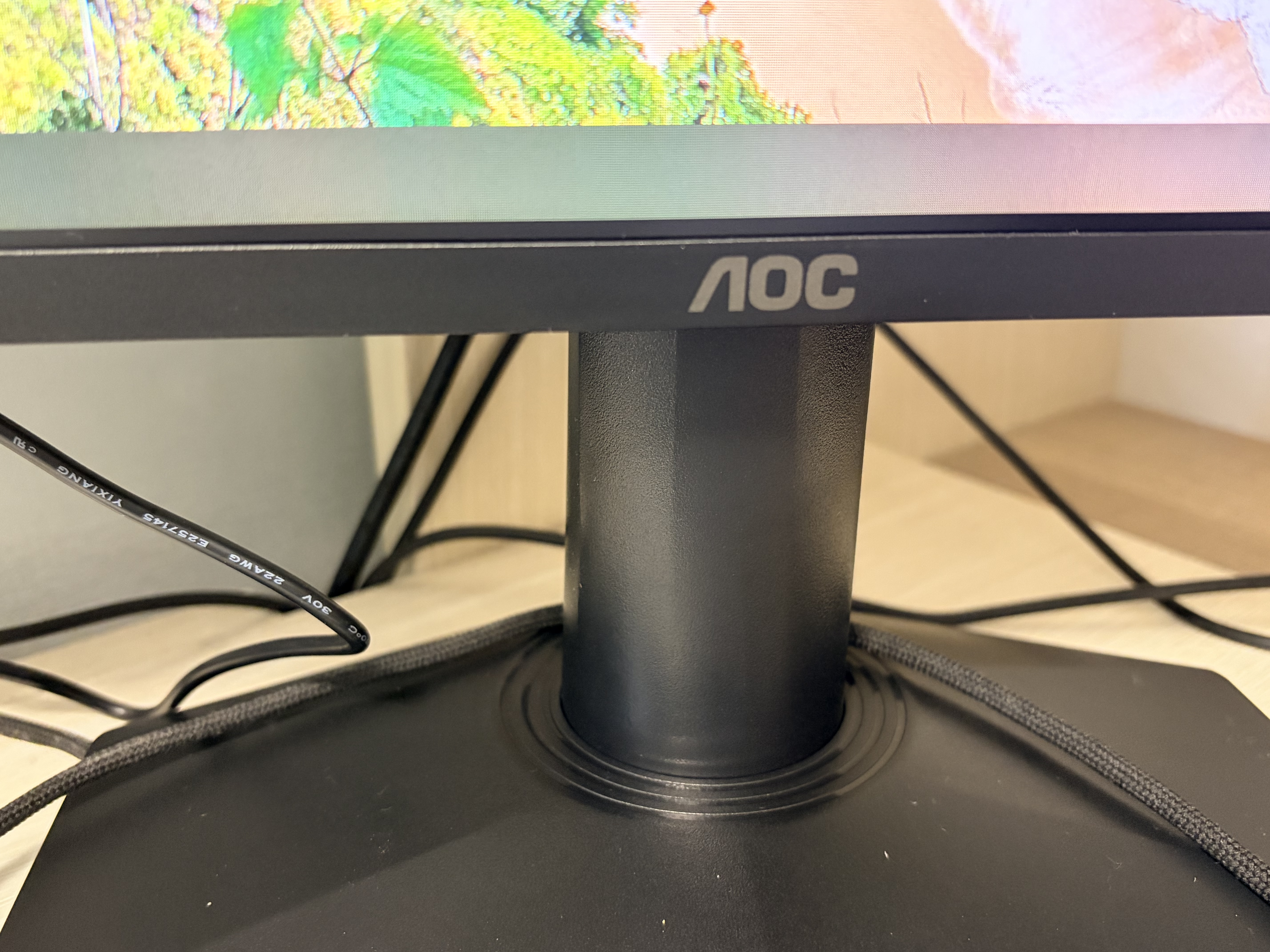 AOC 23.8英寸260Hz 创新QD量子膜广色域 1ms硬件低蓝光 三角洲240Hz 游戏电竞显示器 破军系列24G51Z 实拍图
