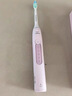 飞利浦（PHILIPS）【七夕情人节礼物】声波电动牙刷 送女友 钻石3系 5倍洁齿5种模式 洁净刷头*2   HX5171/04粉 实拍图