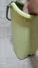 万派泡脚桶加高加厚洗脚桶带盖足浴桶家用高深过小腿按摩洗脚盆泡脚桶 绿色加高加大款-带滑轮-胖腿合适 实拍图