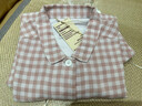 MUJI[自营限定款]女士无侧缝 双层纱织睡衣 纯棉家居服 浅粉红色 M 实拍图