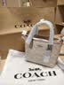 蔻驰（COACH） 女包奢侈品包包迷你托特包女士斜挎手提包 【京东仓】CW032SVPWH肩带随机发货 实拍图