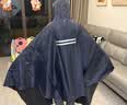 雨航（YUHANG）电动车雨衣电动车专用电瓶车雨披带镜套藏青色5XL 实拍图