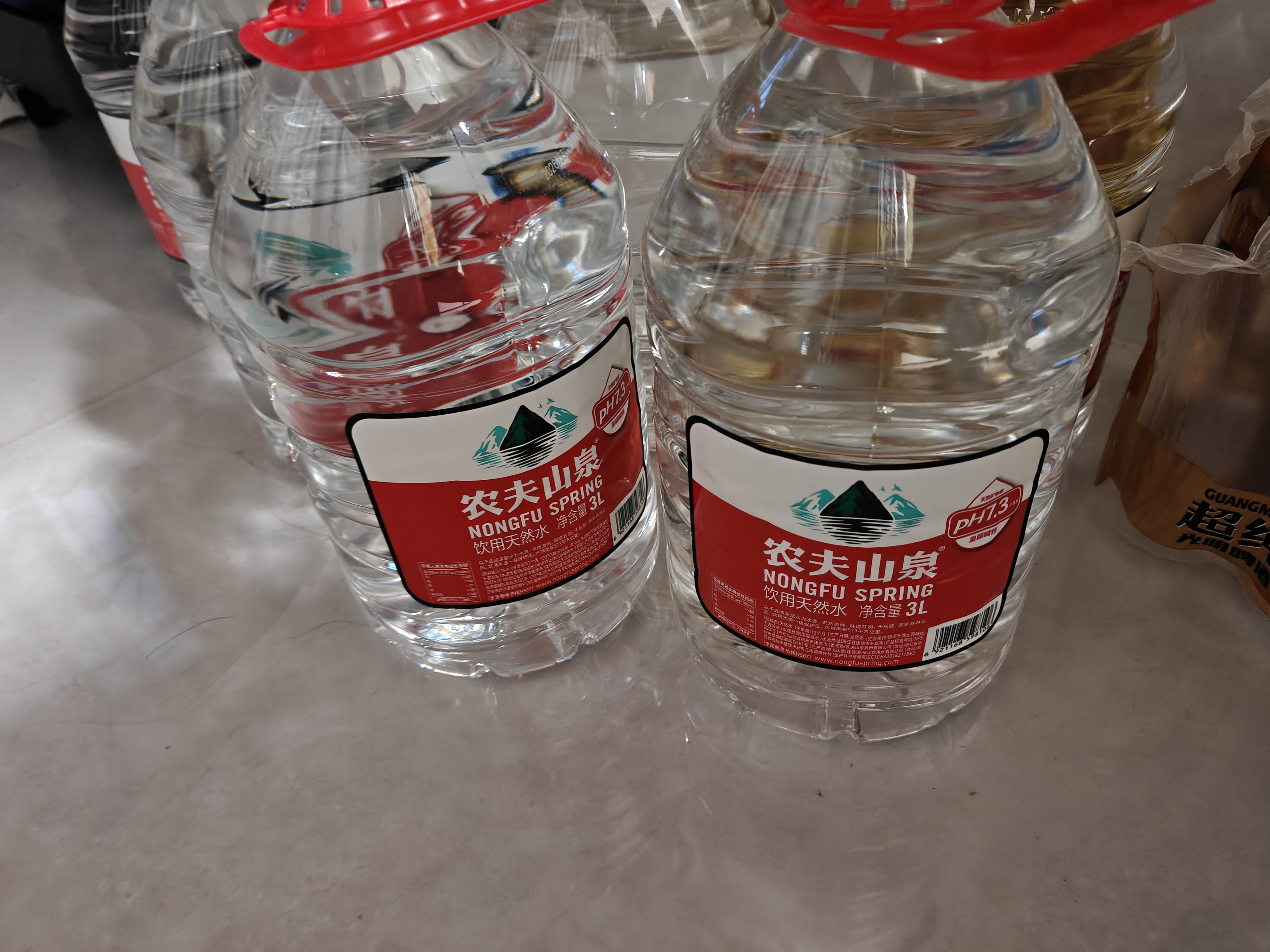 农夫山泉  饮用水 饮用天然水3L*6桶 整箱 桶装水 实拍图
