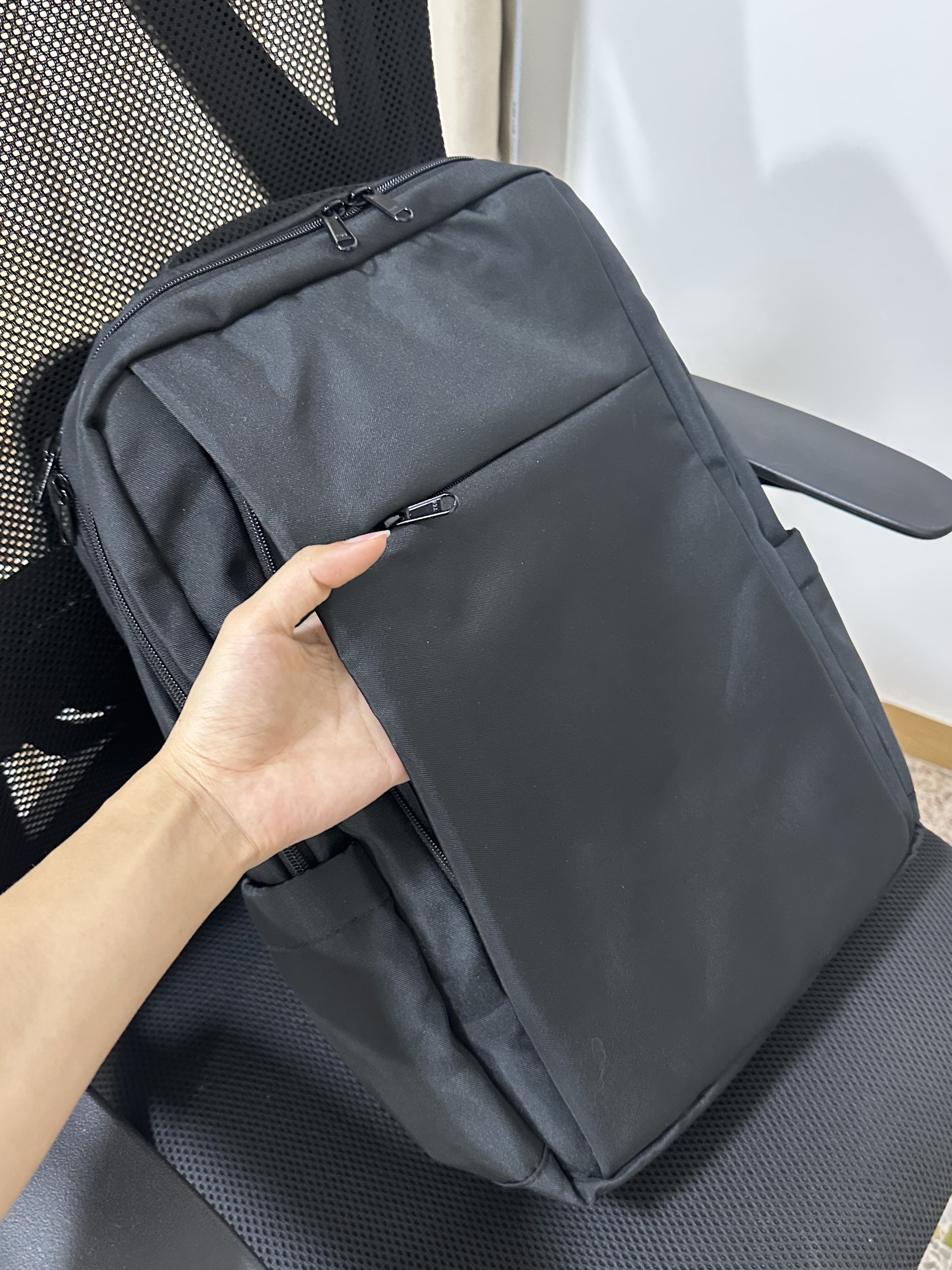 晴熙笔记本电脑包双肩包女士背包商务旅行出差通勤大容量学生书包男生 实拍图
