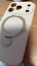 奶小鸭【360°旋转支点壳】适用苹果17pro手机壳 iPhone17pro保护套MagSafe磁吸全包防摔液态硅胶 古董白 实拍图