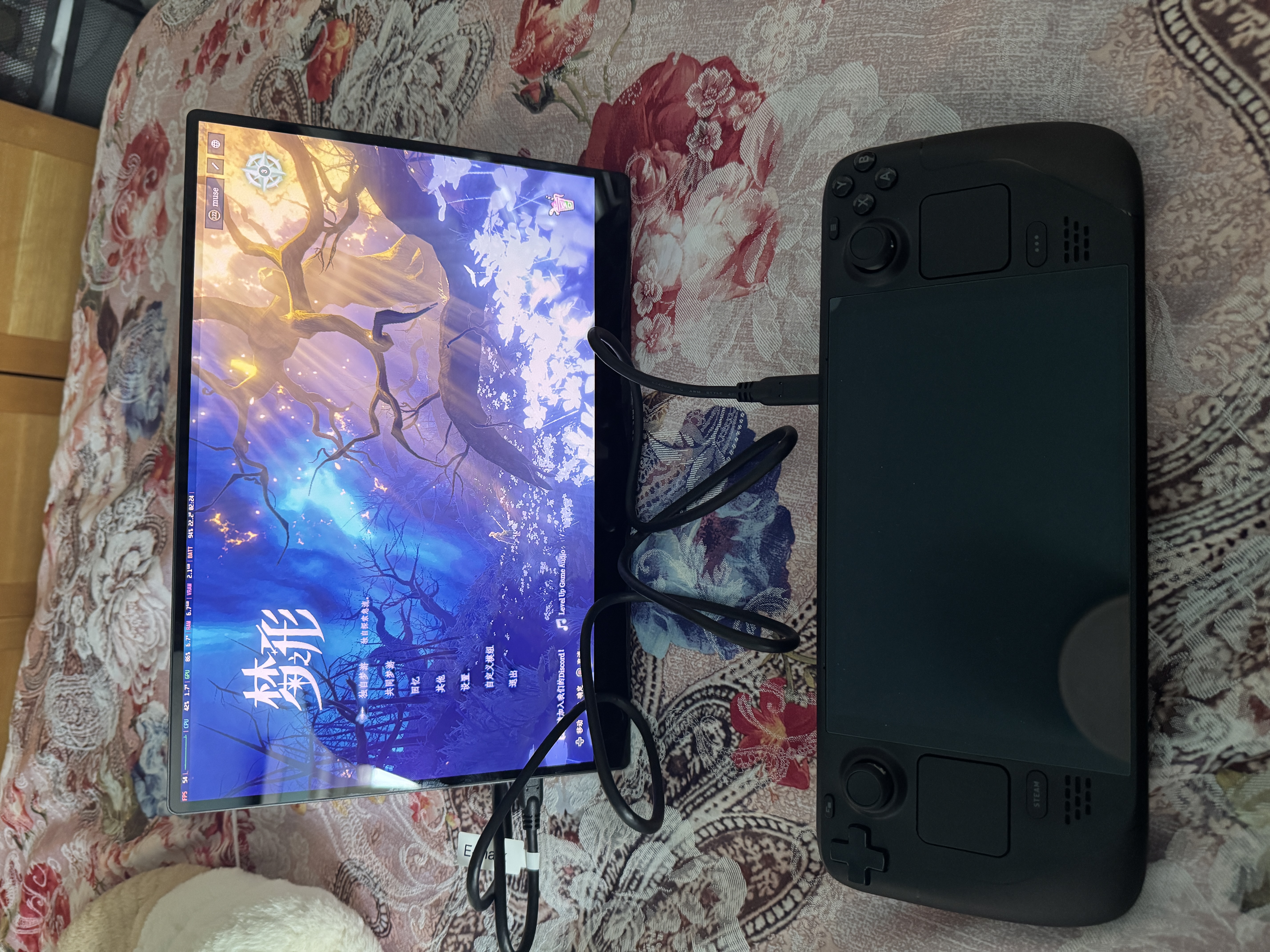 雕塑家14英寸便携式显示器2.8K OLED屏100%DCI-P3高色域 手机电脑笔记本副屏Ps5一线直连扩展屏MU140LH 实拍图