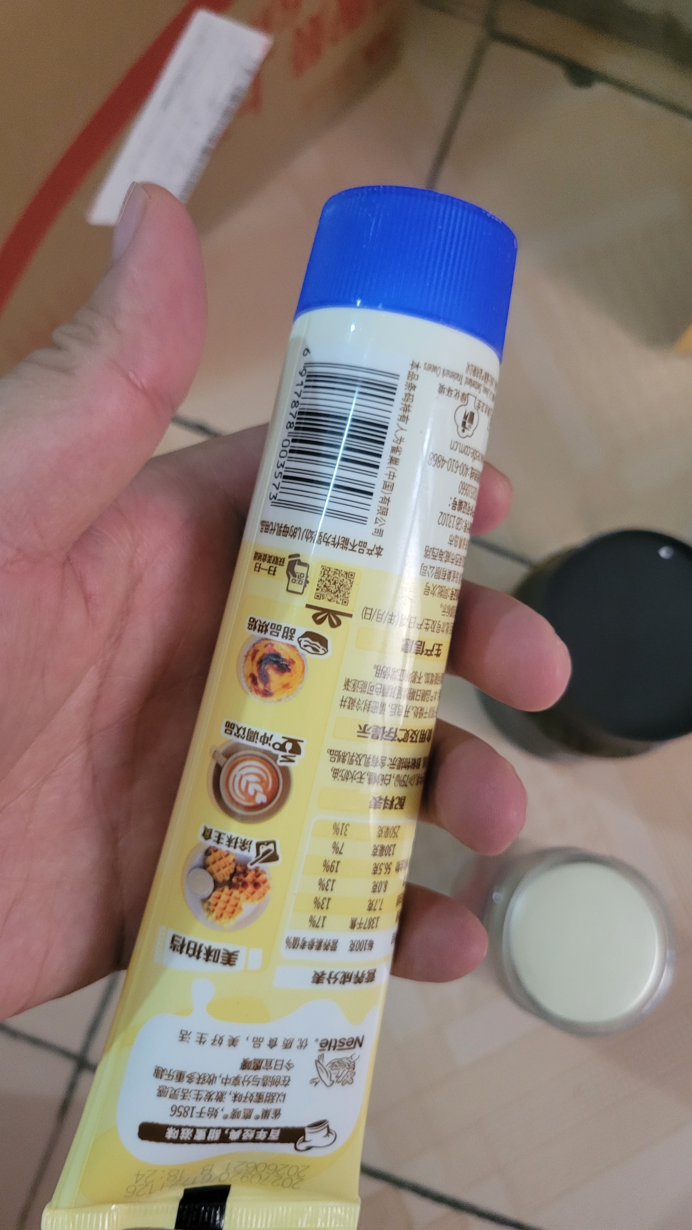 雀巢（Nestle）鹰唛原味炼奶185g炼乳早餐面包伴侣烘焙原料 实拍图