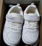 牧童幼儿园小白鞋女童春秋款宝宝板鞋男童低帮休闲鞋 校园白 24码  实拍图