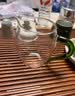 忆壶茶（YIHUTEA）公道杯玻璃茶具配件2026新款带茶漏分茶器高档公道杯茶滤分茶杯 凤尾绿把公杯+绿把茶漏 实拍图