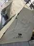 骆驼（CAMEL）户外帐篷2-3人便携可折叠自动速开银胶防晒防雨公园野餐露营装备 奶酪色 不带杆 涂银防晒 7681 实拍图