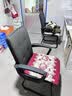 南皇弓形椅办公椅老板椅久坐家用电脑椅办公室座椅总裁椅麻将椅子靠背 黑色超纤皮-53cm加高靠背 不可调节 固定扶手 +乳胶+加粗钢脚 实拍图
