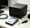 希捷（SEAGATE）NAS硬盘 4TB 256MB 机械硬盘 CMR垂直 静音低耗 数据恢复服务 3.5英寸 希捷酷狼 ST4000VN006 实拍图