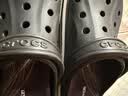 卡骆驰（CROCS）贝雅卡骆班洞洞鞋轻便耐磨一脚蹬男休闲鞋女鞋时尚沙滩鞋|205089 黑色/白色-066(含智必星) 43 (270mm) 实拍图