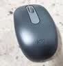 罗技（Logitech）M196 无线蓝牙鼠标 办公鼠标 笔记本商务办公家用 小巧便携 对称手型 石墨灰 实拍图
