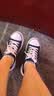 斯凯奇（Skechers）帆布鞋女士秋季厚底增高休闲鞋运动百搭板鞋软底通勤鞋 实拍图