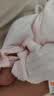 贝瑞加（Babyprints）新生儿连体衣2件装婴儿纯棉衣服初生宝宝内衣长袖薄款爬服 粉黄52 实拍图