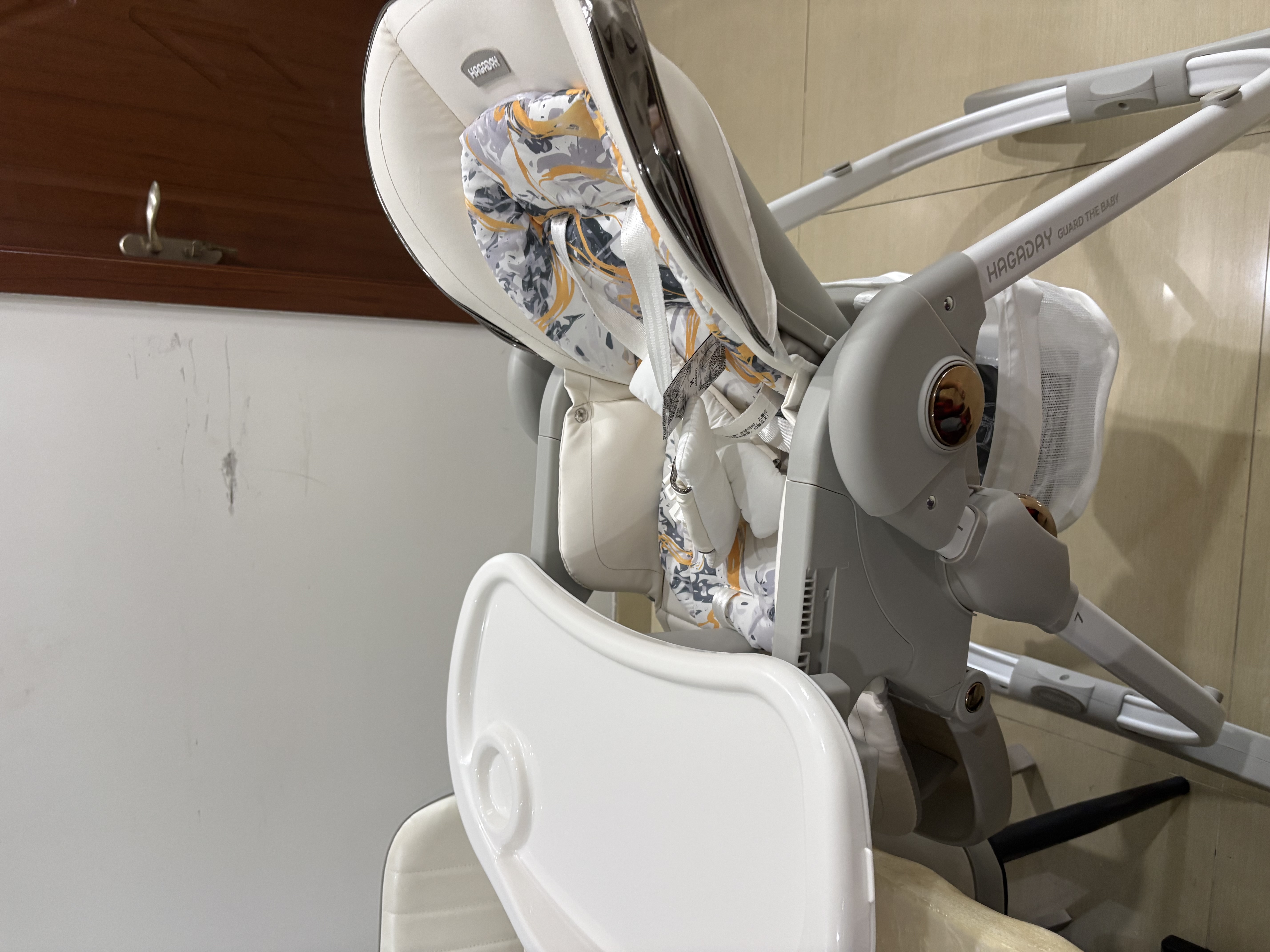 哈卡达宝宝餐椅婴儿成长椅学座椅多功能椅子家用餐桌椅子可折叠学坐神器 【免安装款】-汉白银Pro 实拍图