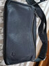 美洲野牛 斜挎包男真皮单肩包横款牛皮小背包商务休闲挎包时尚父亲节礼物 黑色 实拍图