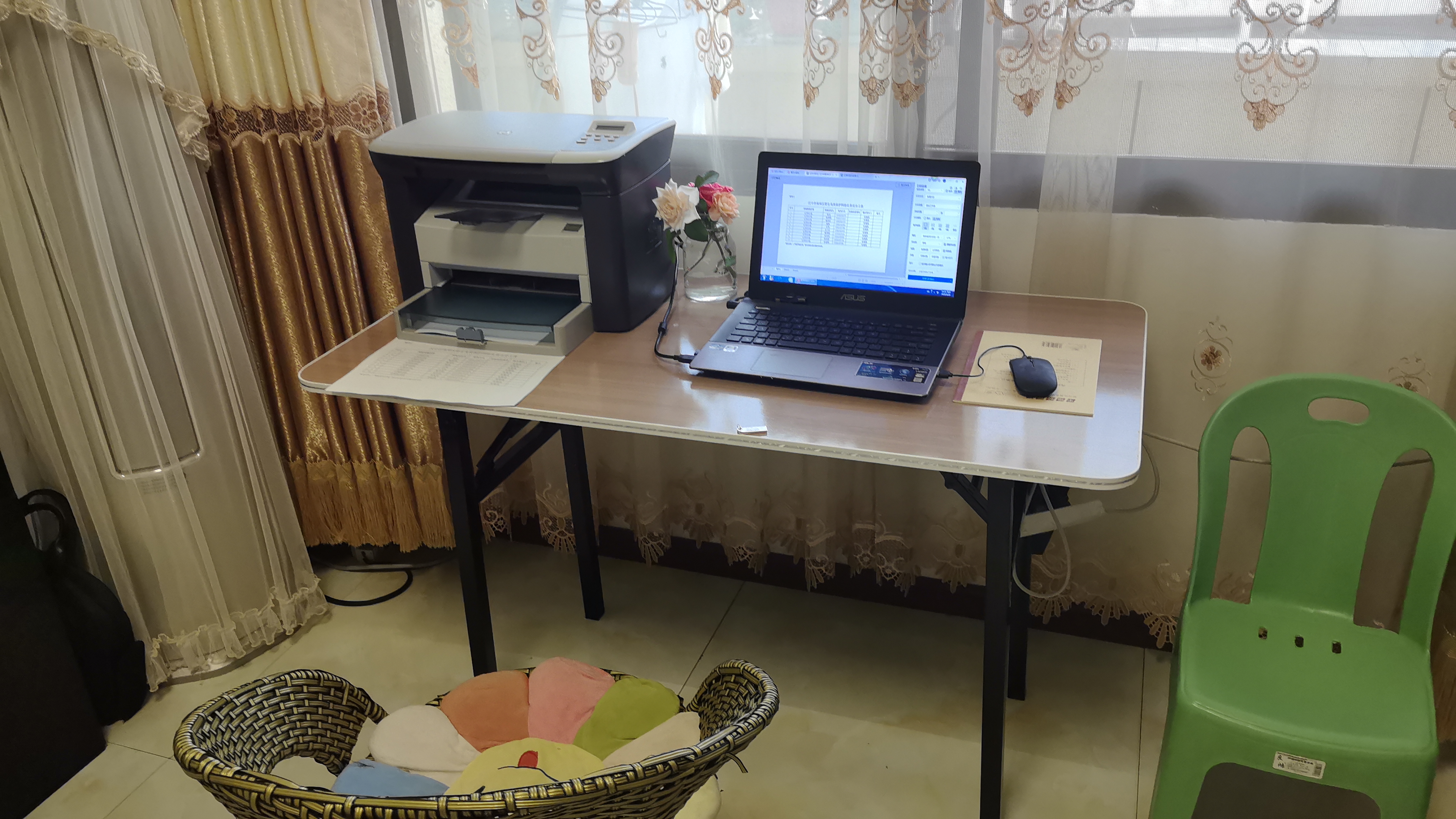 惠普（HP） M1005 激光黑白多功能学生家庭作业A4复印扫描家用商用办公商用一体打印机 M1005（USB打印） 实拍图
