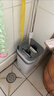 京东京造干湿分区刮刮桶平板拖把38cm大号 免手洗家用 带桶一套含拖布*2 实拍图