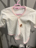 翘脚鸭婴儿衣服连体包屁衣秋冬季新生儿纯棉爬爬服百天满月宝宝睡衣春秋 粉小熊2件装【长袖 | 四季款】 66cm 【建议体重12-15斤】 实拍图