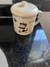 巨博（JOBO）316L不锈钢儿童水杯口杯350ml搪瓷杯幼儿园米色熊猫带盖马克杯 实拍图