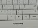 CHERRY樱桃 KC1000薄膜键盘办公键盘轻音有线笔记本电脑外接纤薄轻巧耐用巧克力按键多媒体附加键 白色 实拍图