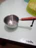 热油小锅泼油锅加厚不锈钢木柄防烫带刻度双倒流口不挂油无涂层 【木柄】爆款300ml 实拍图