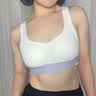 婷美发育期少女矫姿内衣初高中学生运动文胸前扣防驼背女大童背心 白L 实拍图
