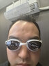 李宁LI-NING泳镜防水防雾男女高清游泳眼镜平光游泳镜LNJT224-6极光白 实拍图