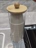 八千行一次性功夫茶杯茶具60ml稻壳茶杯高档加厚耐热品茗茶杯 96只+杯架 实拍图