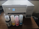 爱普生（EPSON）【6代新品】L4356墨仓式彩色无线AI学习打印机一体机家用/办公  L4266升级版(自动双面 液晶屏 白) 实拍图