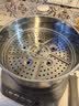 美的（Midea）0氟钛陶电炒锅 电蒸锅 分体式电煮锅蒸煮炒多功能一体5.5L炒菜专用锅电火锅 煎锅 HCG3218S配蒸笼 实拍图