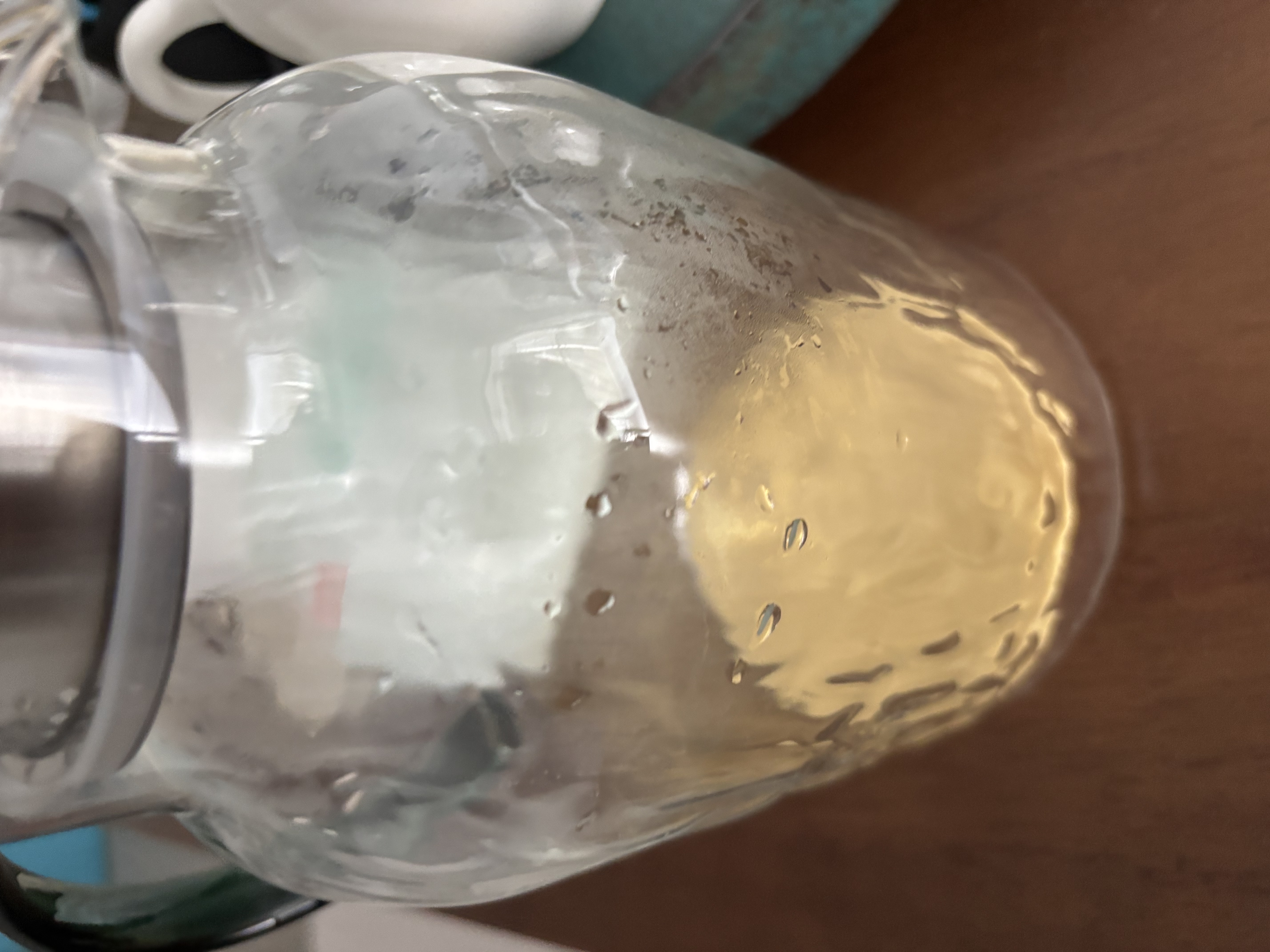 苏泊尔（SUPOR）冷水壶凉水壶玻璃耐高温家用大容量冷泡果汁花茶壶水杯茶壶套装 鼓形耐热玻璃壶2L 实拍图