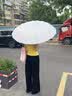 QCSK德国全自动雨伞加大加厚加固晴雨两用男女通用折叠 【玄墨黑】抗风黑胶防晒 UPF50+ 【144根合金玻纤骨|双人加大加固|晴雨两用】 实拍图