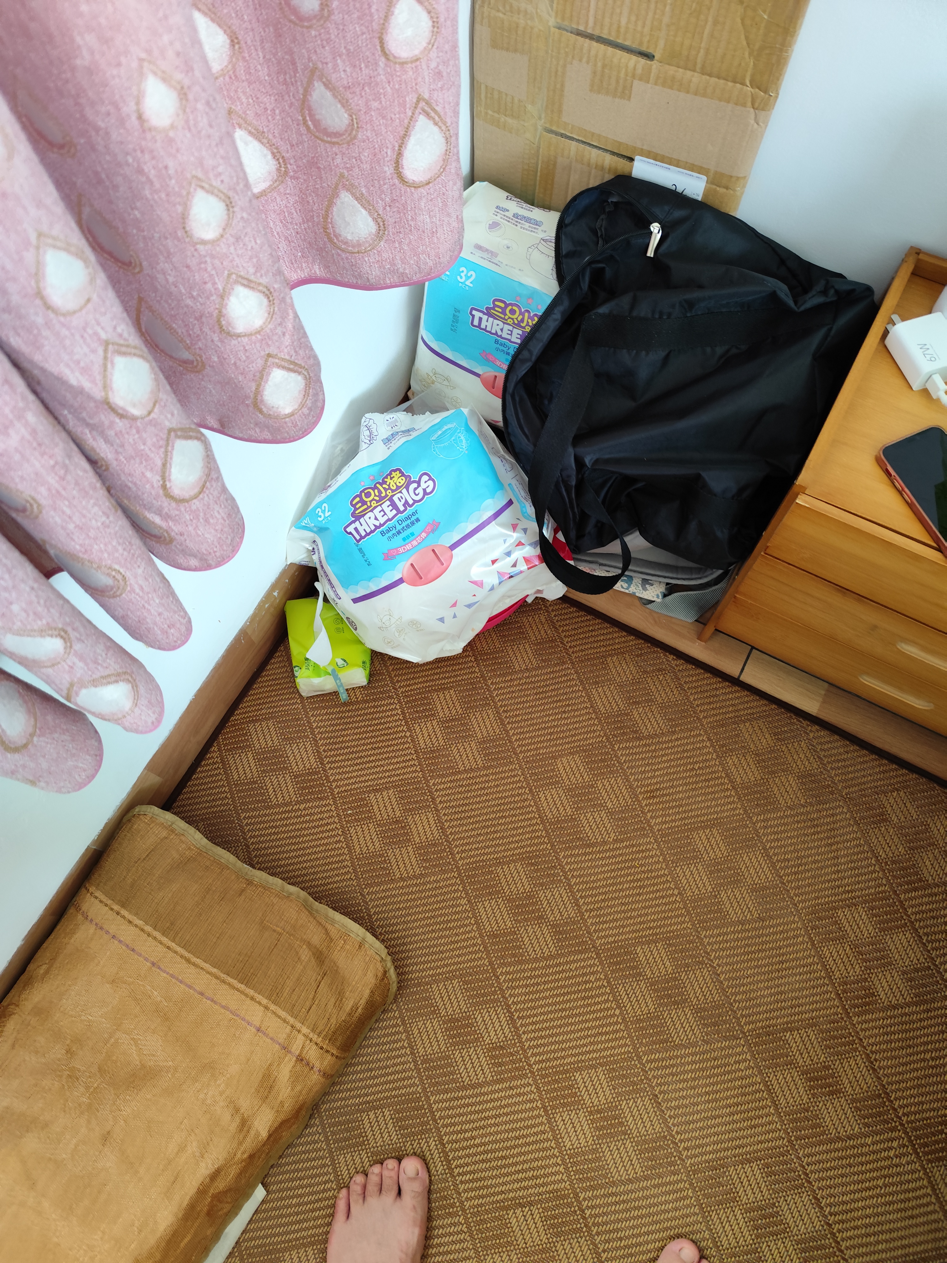 三只小猪3D轻薄婴儿拉拉裤XXL码64片 超薄透气尿不湿尿片尿布(15KG以上) 实拍图
