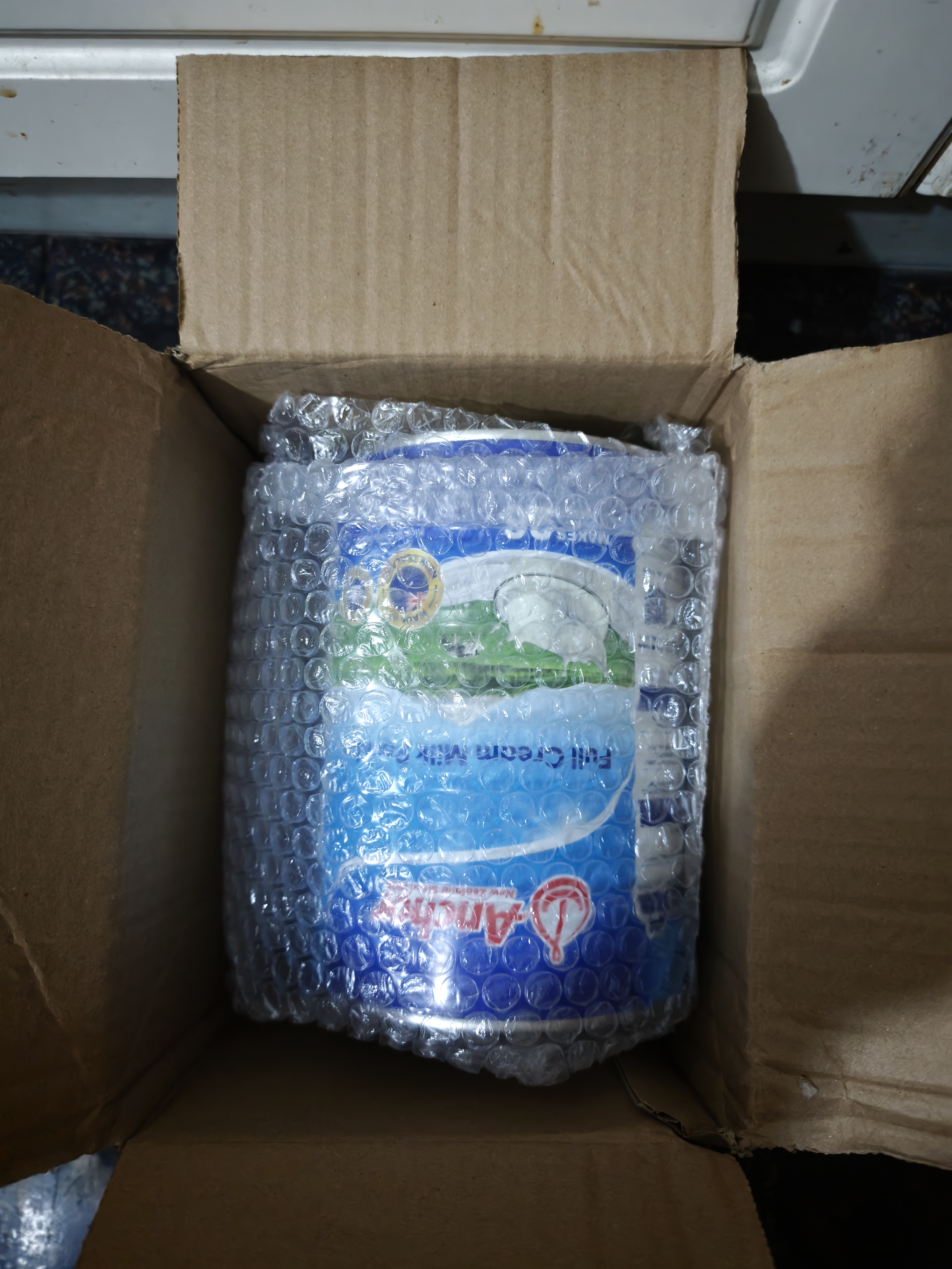 安佳（Anchor）新西兰进口 全脂高钙奶粉900g 0蔗糖成人奶粉 中老年 长辈礼品 实拍图