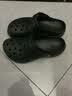 卡骆驰（crocs）经典云朵Clog女沙滩洞洞鞋凉拖鞋206750 黑色  36  实拍图