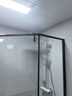 九牧（JOMOO）九牧花洒淋浴亮银琴键自动除垢精铜水路淋浴器36602-536/1B-1 实拍图