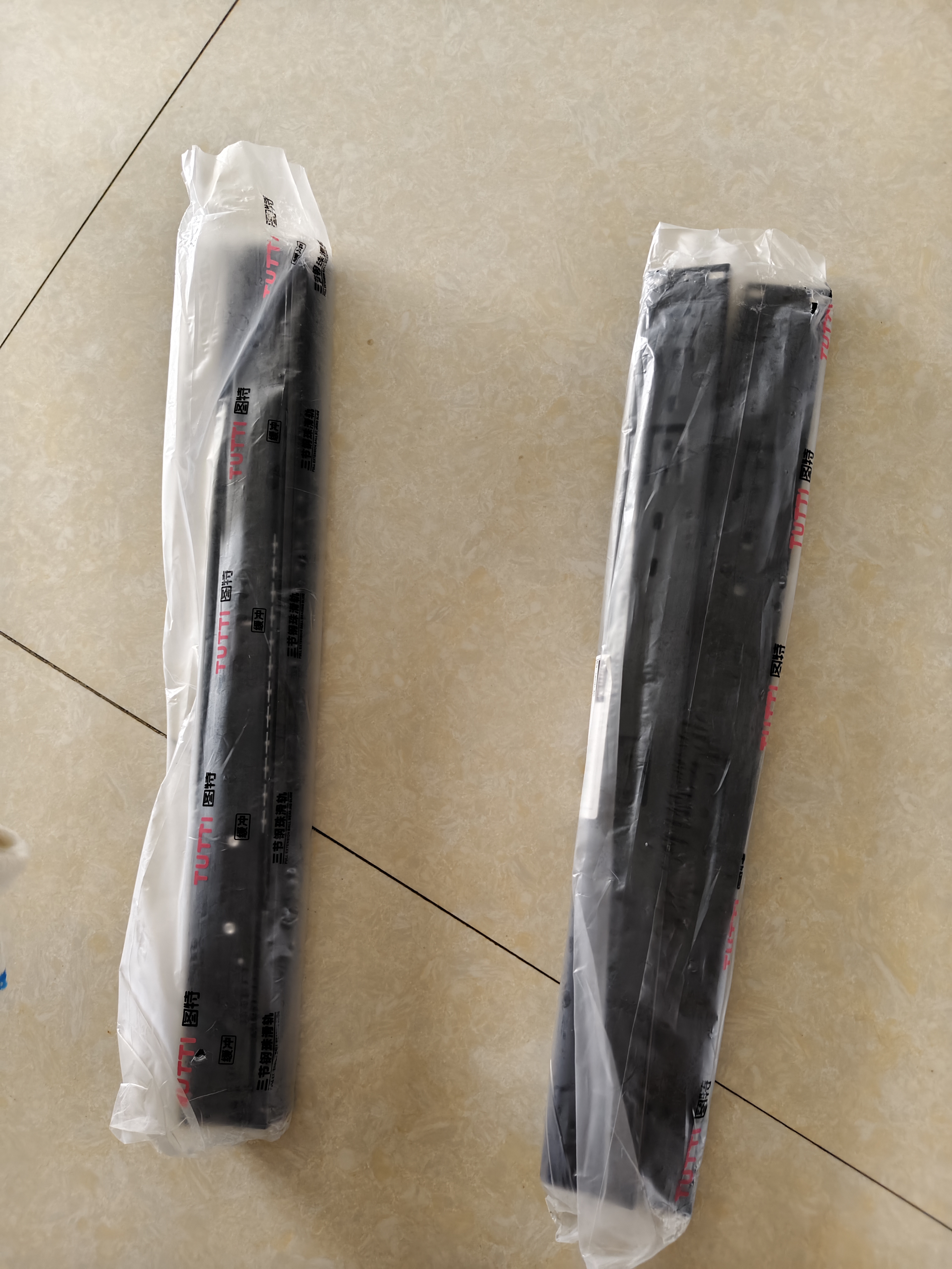TUTTI图特三节抽屉轨道阻尼缓冲导轨五金配件滑轨10寸（250mm）一对 实拍图
