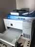 爱普生（EPSON）【6代新品】L4356墨仓式彩色无线AI学习打印机一体机家用/办公  L4266升级版(自动双面 液晶屏 白) 实拍图