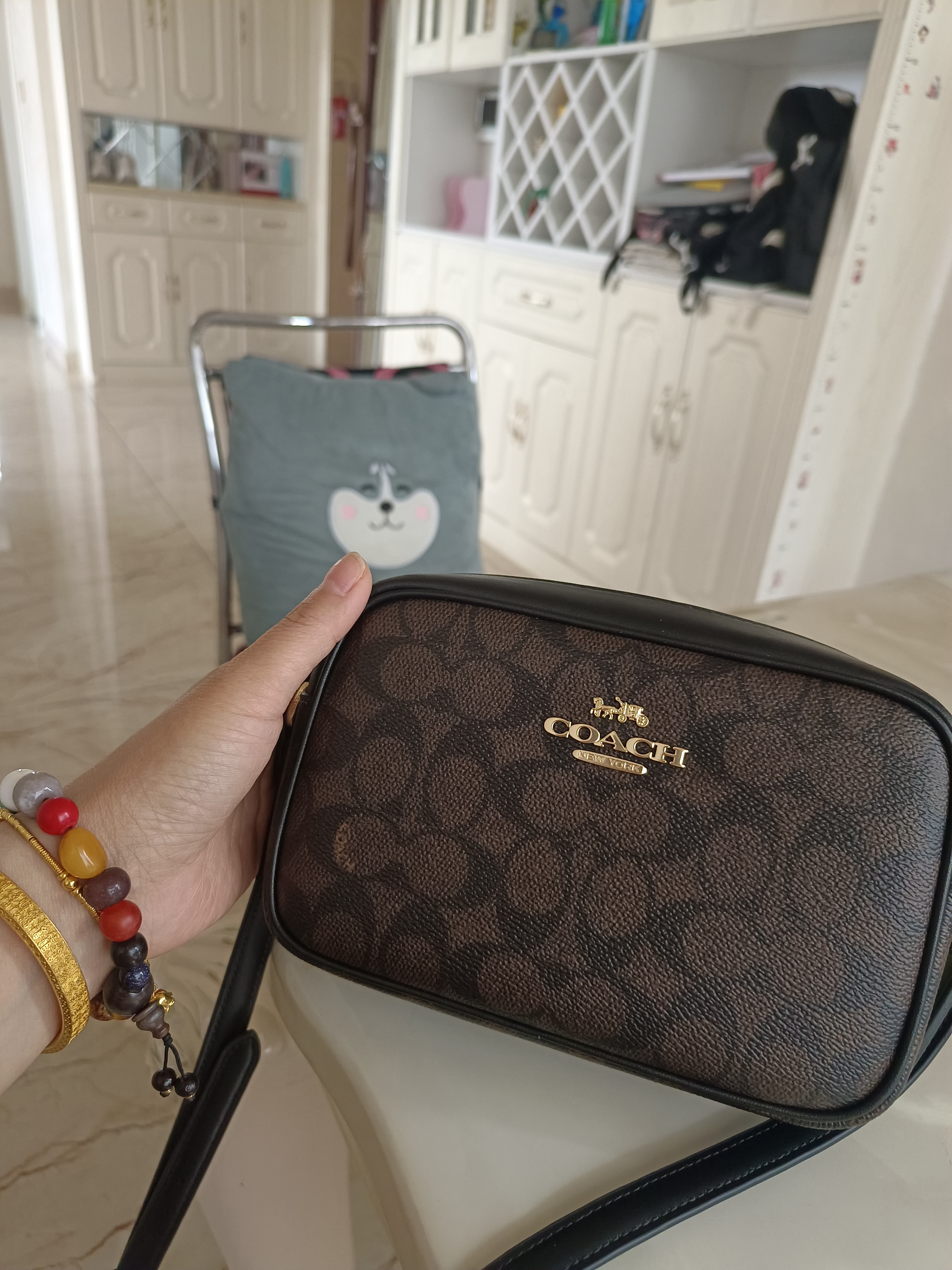 蔻驰（COACH）新款女包奢侈品Jamie20相机单肩斜挎包生日礼物 实拍图