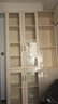 全友家居 简约奶油风家具三门书柜半开放式收纳储物柜子客厅展示柜 实拍图