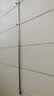 不锈钢双U头撑衣杆晾衣杆家用伸缩撑杆凉取衣架杆子宿舍衣叉加长 【可伸缩长度】105-195厘米 实拍图