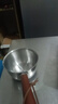 热油小锅泼油锅加厚不锈钢木柄防烫带刻度双倒流口不挂油无涂层 【木柄】爆款300ml 实拍图