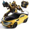 变形金刚（Transformers）儿童玩具正版授权遥控汽车机器人男孩生日礼物大黄蜂三电版 实拍图