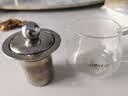 金灶（KAMJOVE） 玻璃泡茶壶 飘逸杯小茶道杯304茶水分离杯耐热玻璃茶壶迷你茶具 【断水利落】AM-713 150ml 实拍图