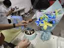九月生鲜花插花泥绿色*2块手工干花吸水海绵婚车插花包花材料【非鲜花】 实拍图