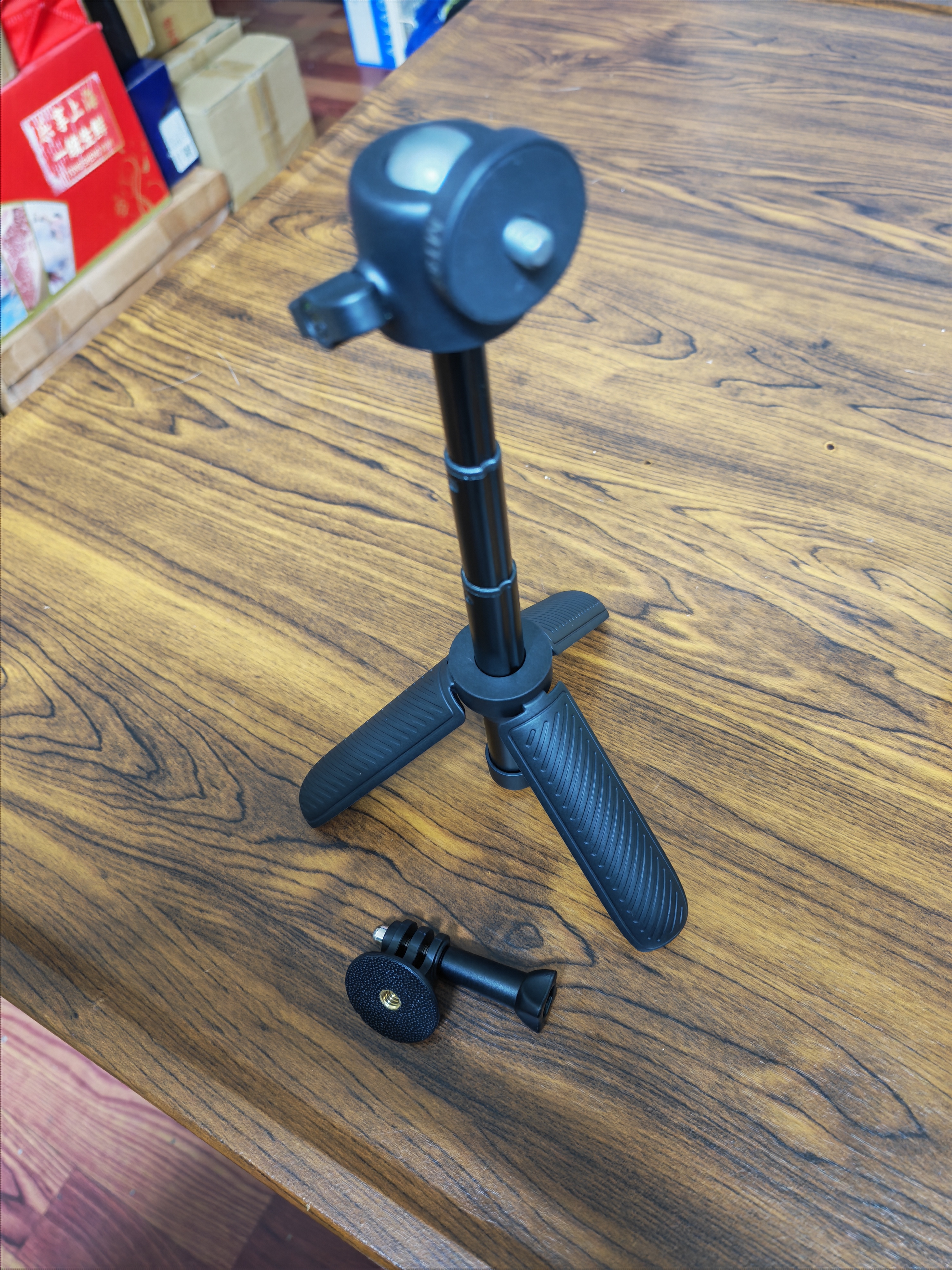 ulanzi【优篮子】大疆 action6/5pro/4配件 Osmo360支架手持运动相机自拍杆三脚架gopro13/12延长杆 MT-88胶囊背包三脚架【含gopro转接头】 实拍图