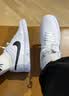 耐克轻便训练鞋秋季健身缓震老爹鞋NIKE AIR MONARCH 4 415445 102白色/金属银/深藏青 40 (250mm) 实拍图